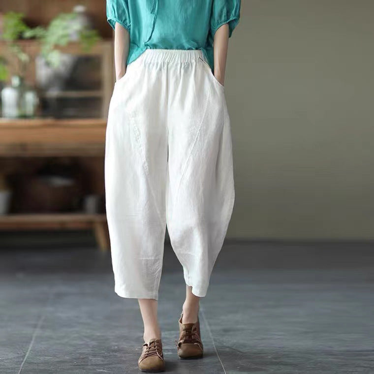 Women High-Rise Relaxed Fit Trousers