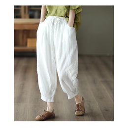 Women Loose Fit Easy Wash Trousers