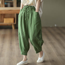 Women Loose Fit Easy Wash Joggers Trousers