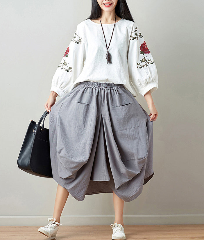 Women Mid-Rise Flared Trousers