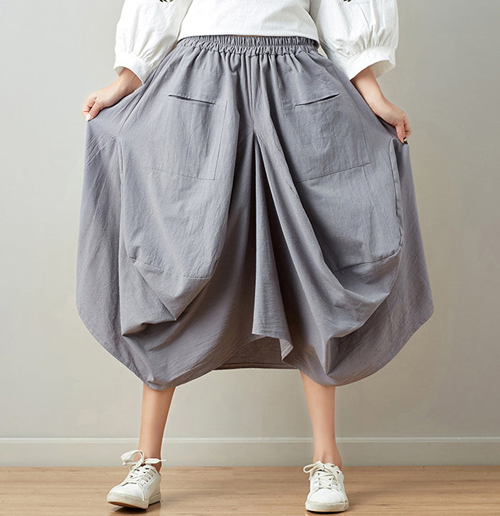 Women Mid-Rise Flared Trousers
