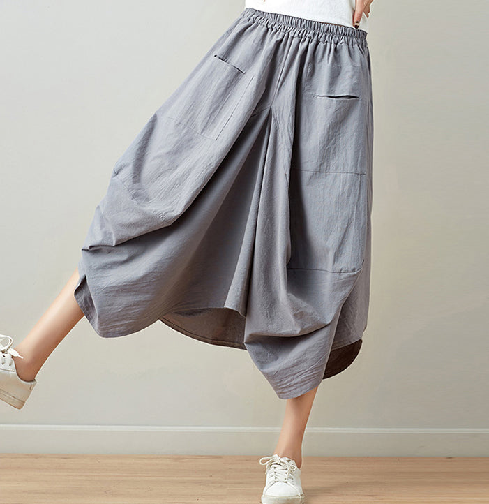Women Mid-Rise Flared Trousers