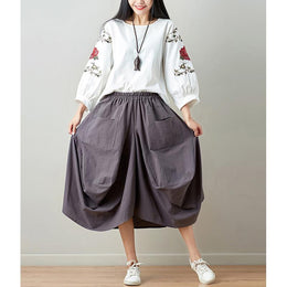 Women Mid-Rise Easy Wash Wide Leg Trousers