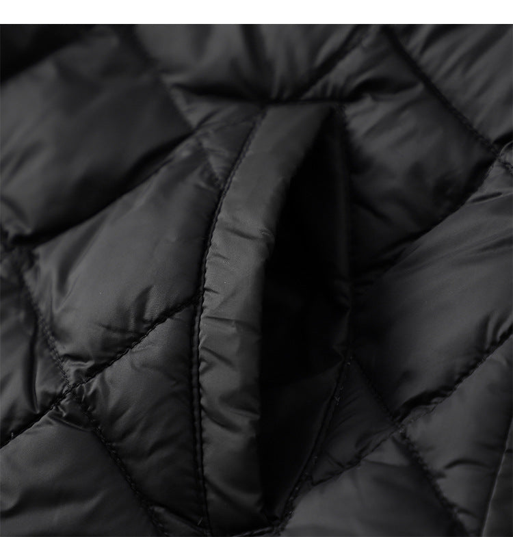 Women Self Design Mandarin Collar Puffer Jacket