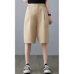 Women Loose Fit Mid-Rise Shorts