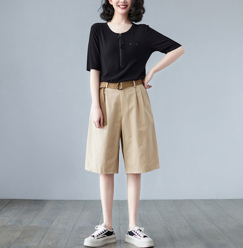 Women Regular Fit Bermuda Shorts