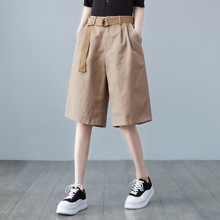 Women Regular Fit Mid-Rise Shorts