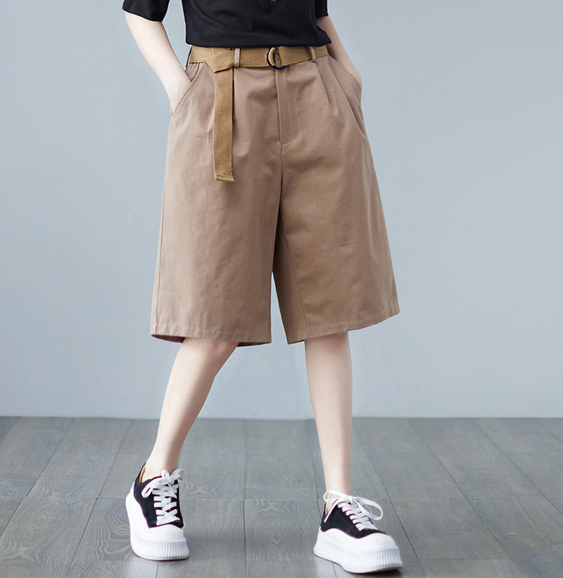 Women Regular Fit Mid-Rise Shorts