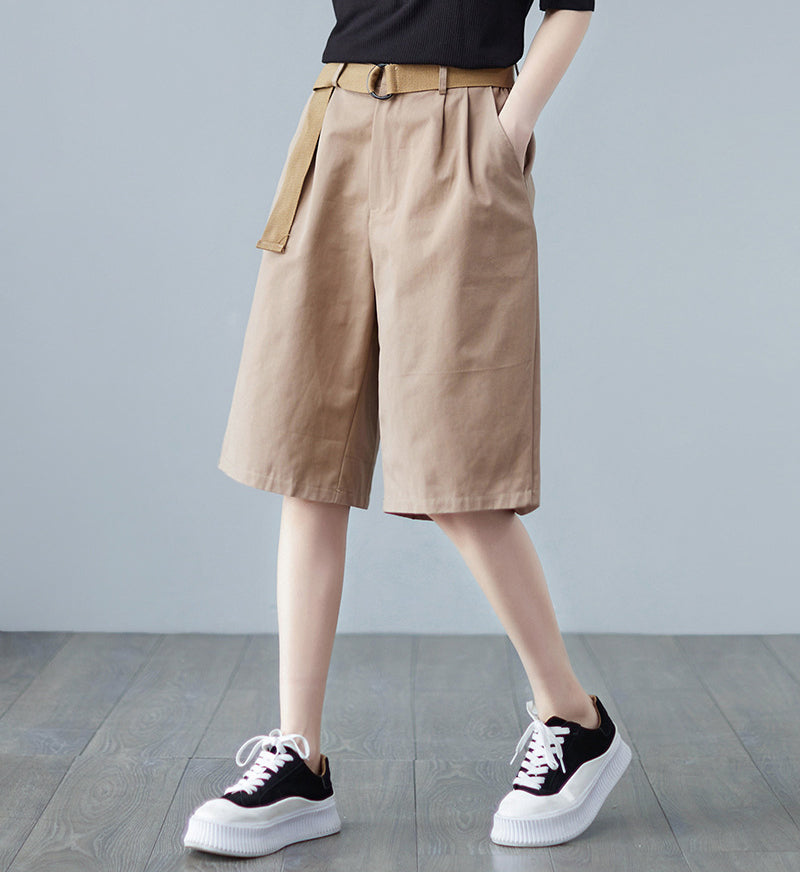 Women Regular Fit Mid-Rise Shorts