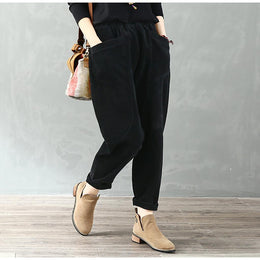 Women Mid-Rise Pleated Trousers