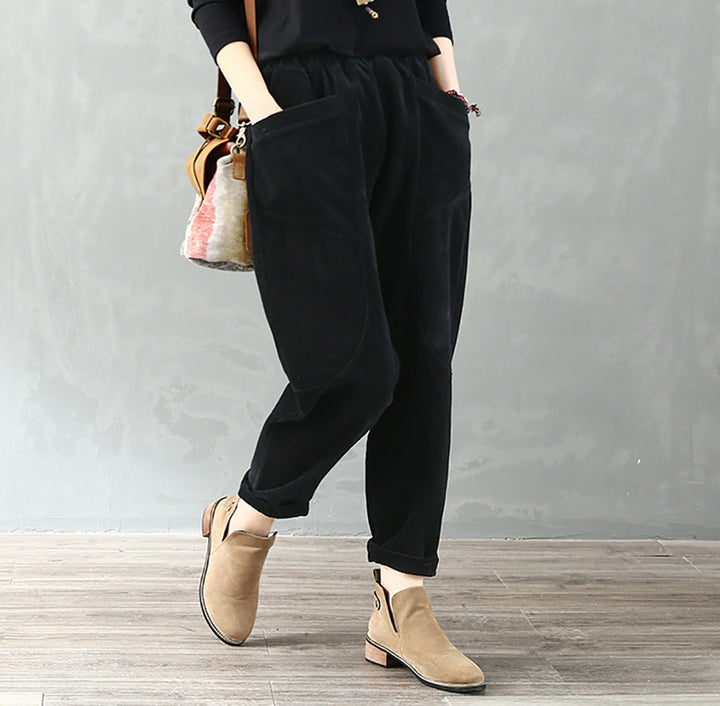 Women Mid-Rise Pleated Trousers