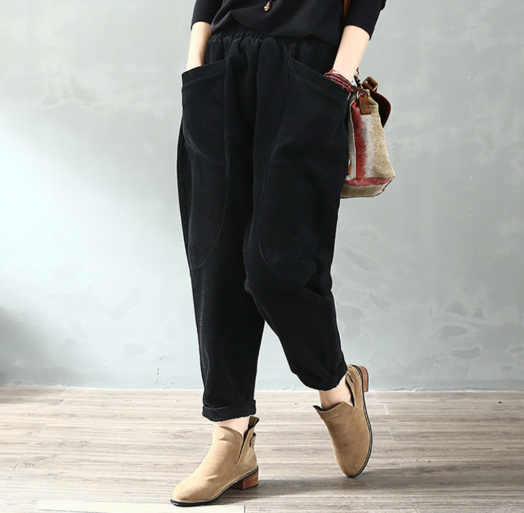 Women Mid-Rise Pleated Trousers