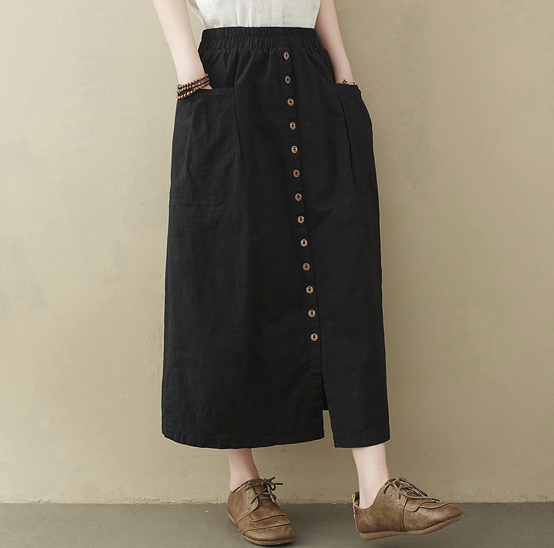 Midi Straight Skirt