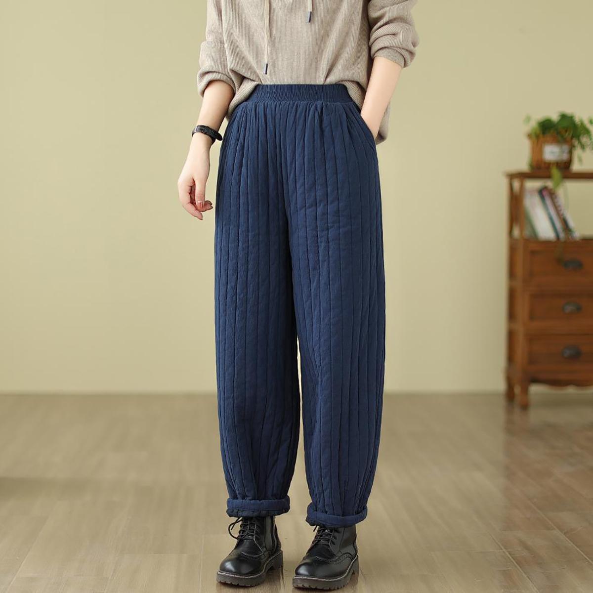 Women Easy Wash Pleated Regular Trousers