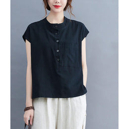 Women Cotton Short Sleeves Top