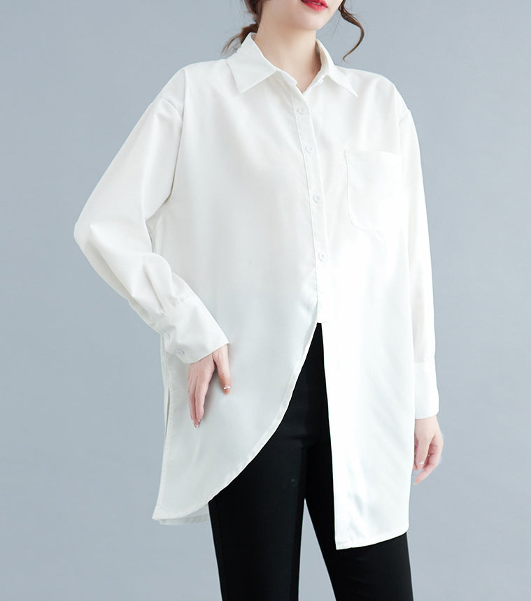 Solid Oversized Shirt