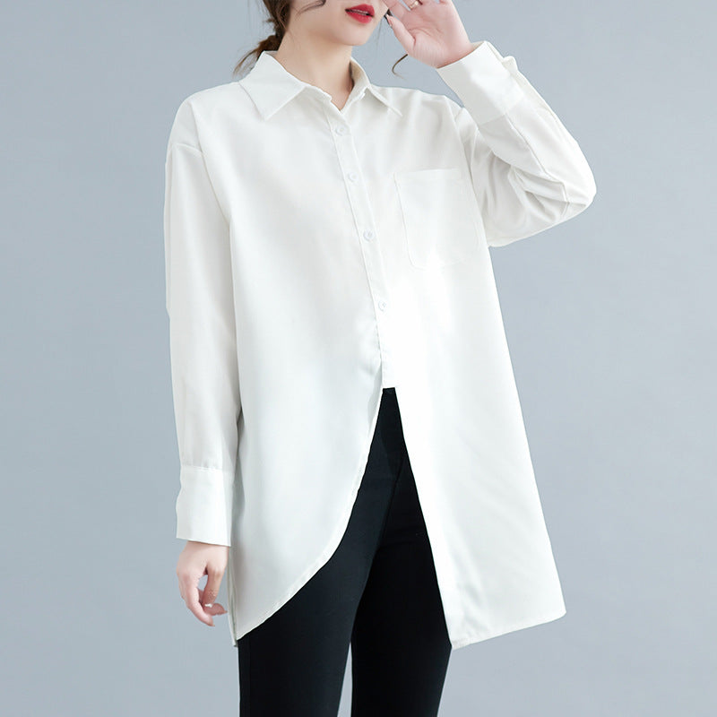 Solid Oversized Shirt