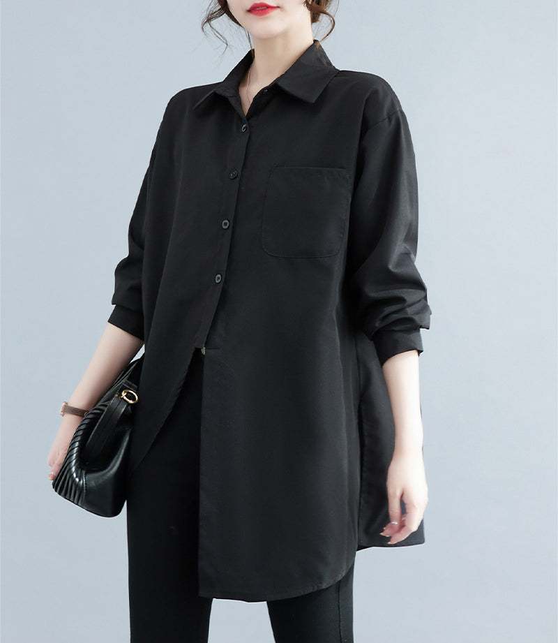 Solid Oversized Shirt