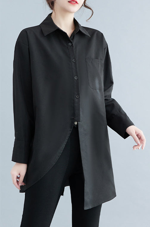 Solid Oversized Shirt