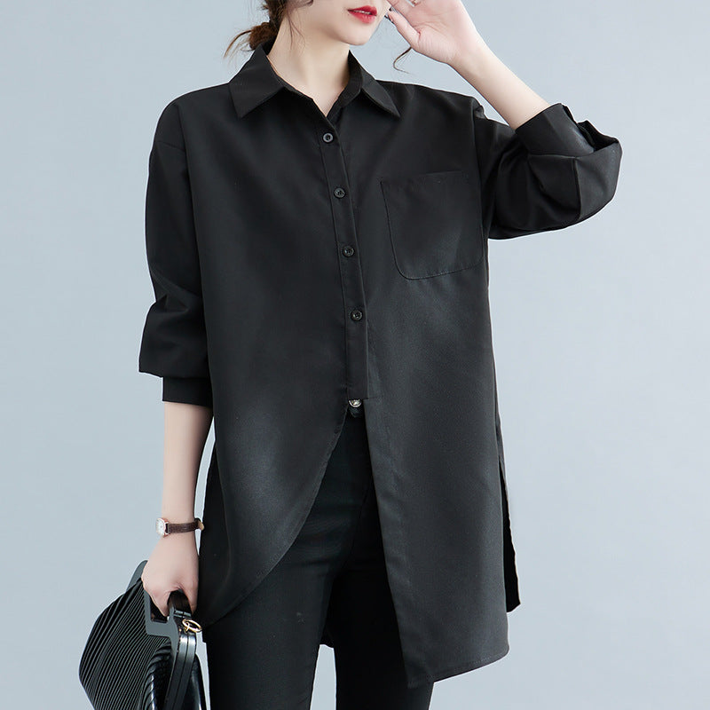 Solid Oversized Shirt