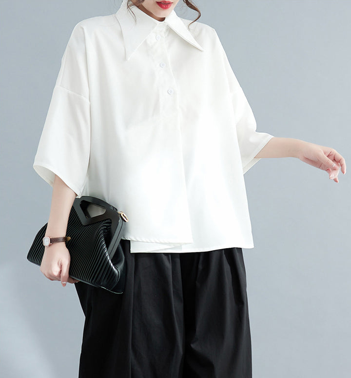 Solid Oversized Shirt