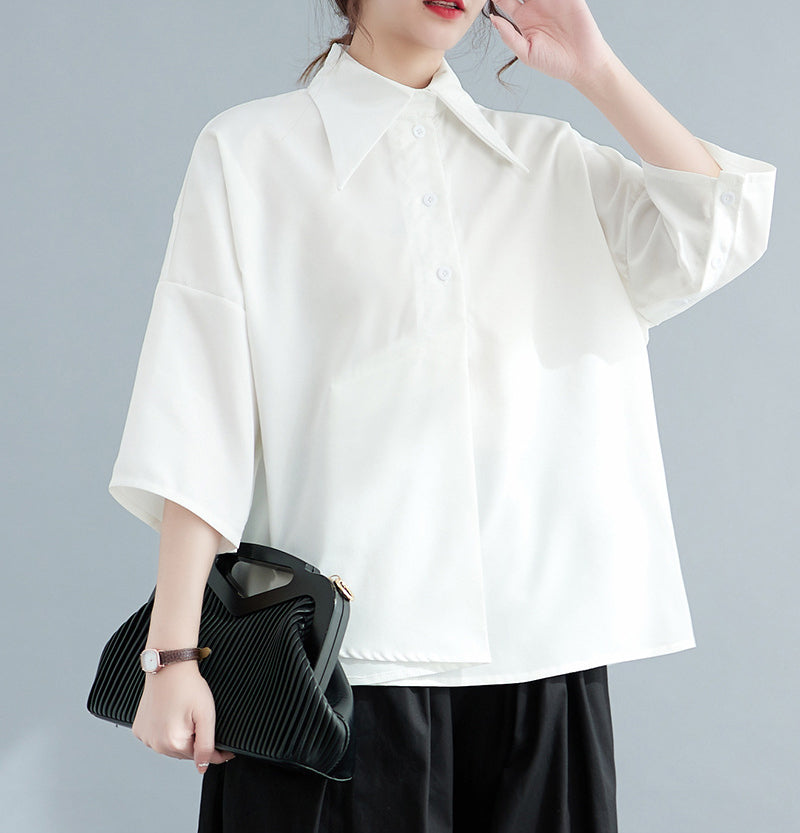 Solid Oversized Shirt