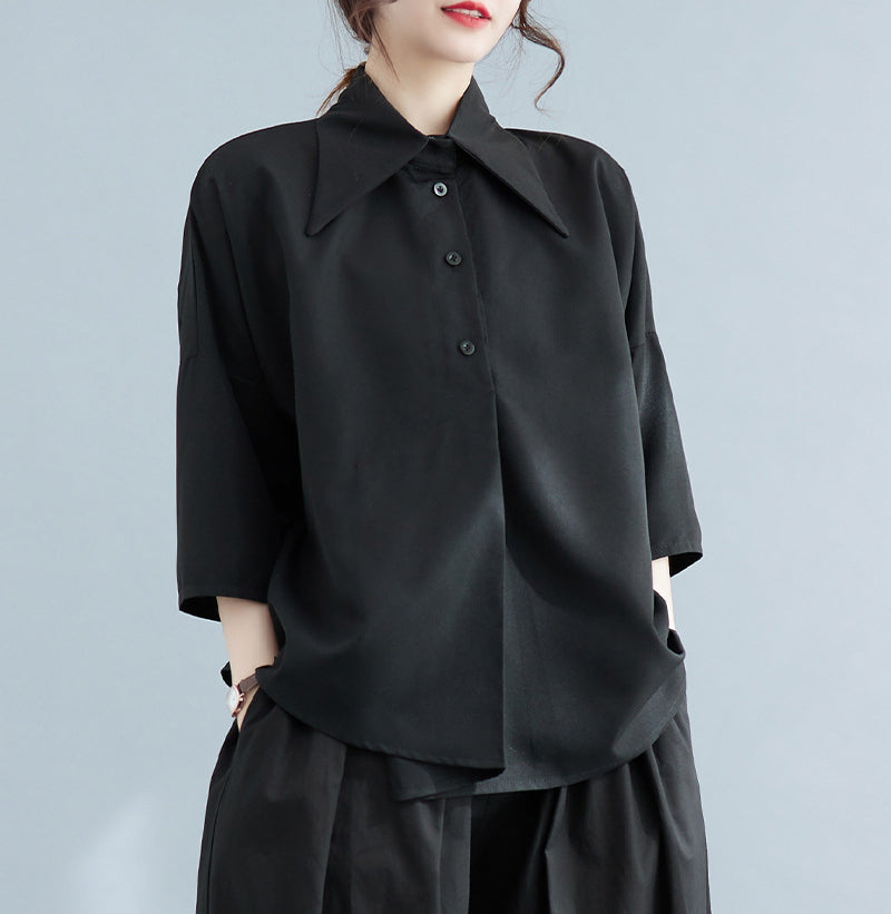 Solid Oversized Shirt