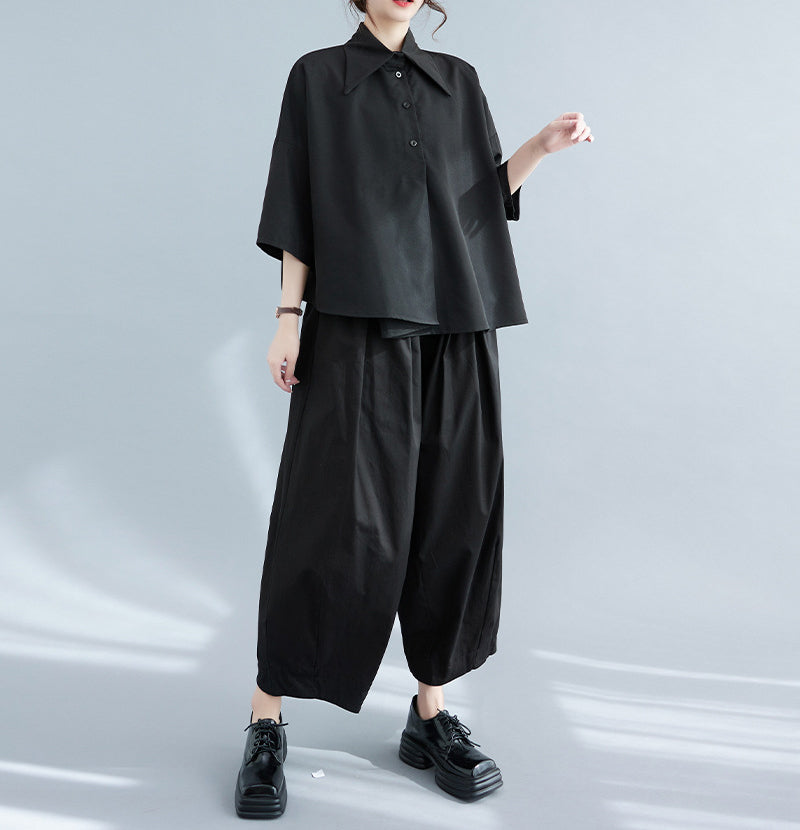 Solid Oversized Shirt