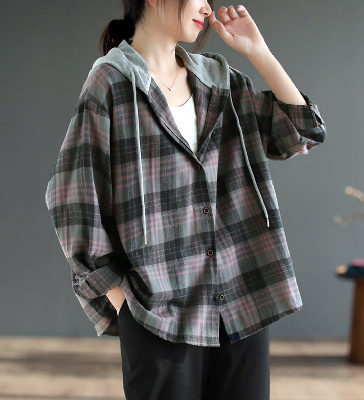 Women Checked Tailored Jacket