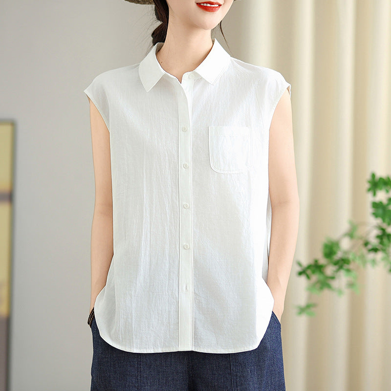 Women Solid Spread Collar Casual Shirt