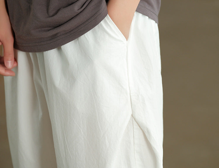Women Loose Fit Easy Wash Trousers