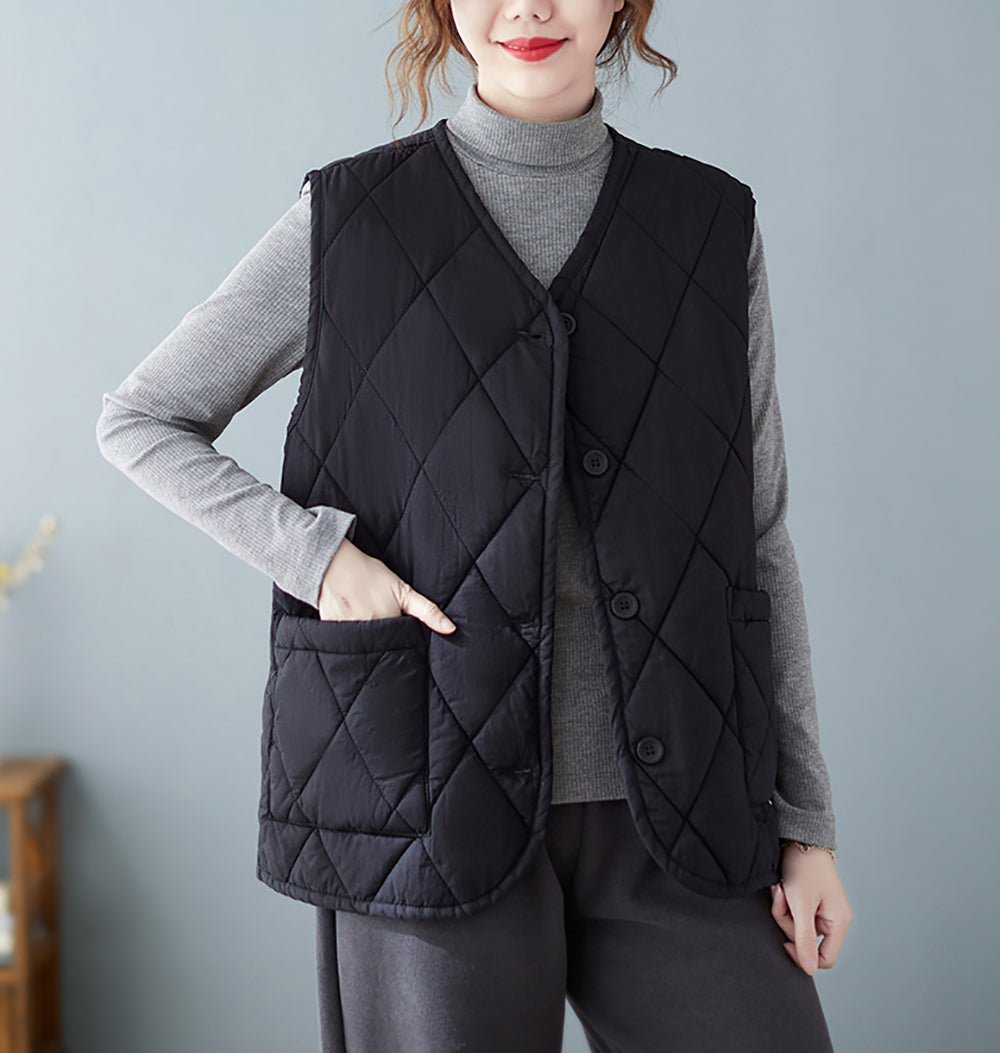 Geometric Padded Jacket