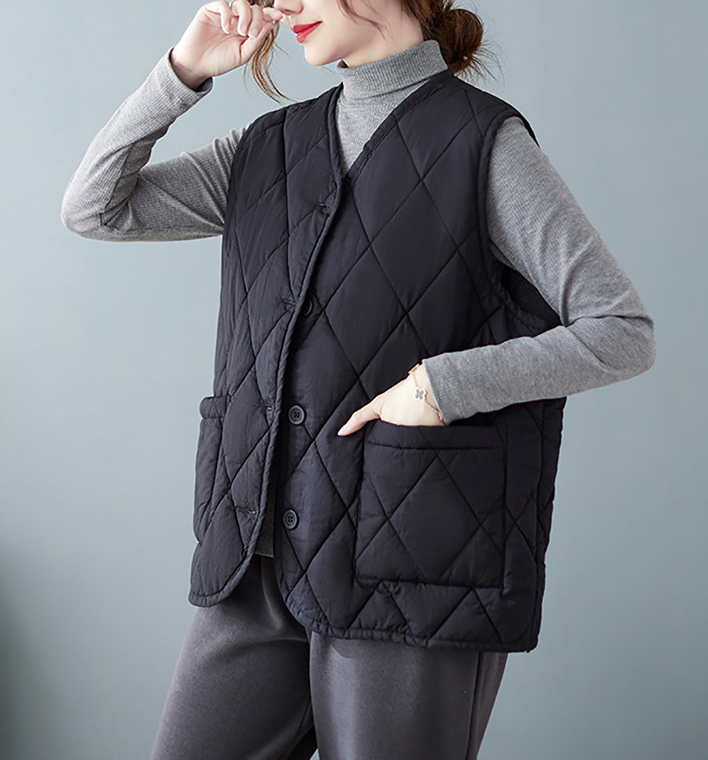 Geometric Padded Jacket