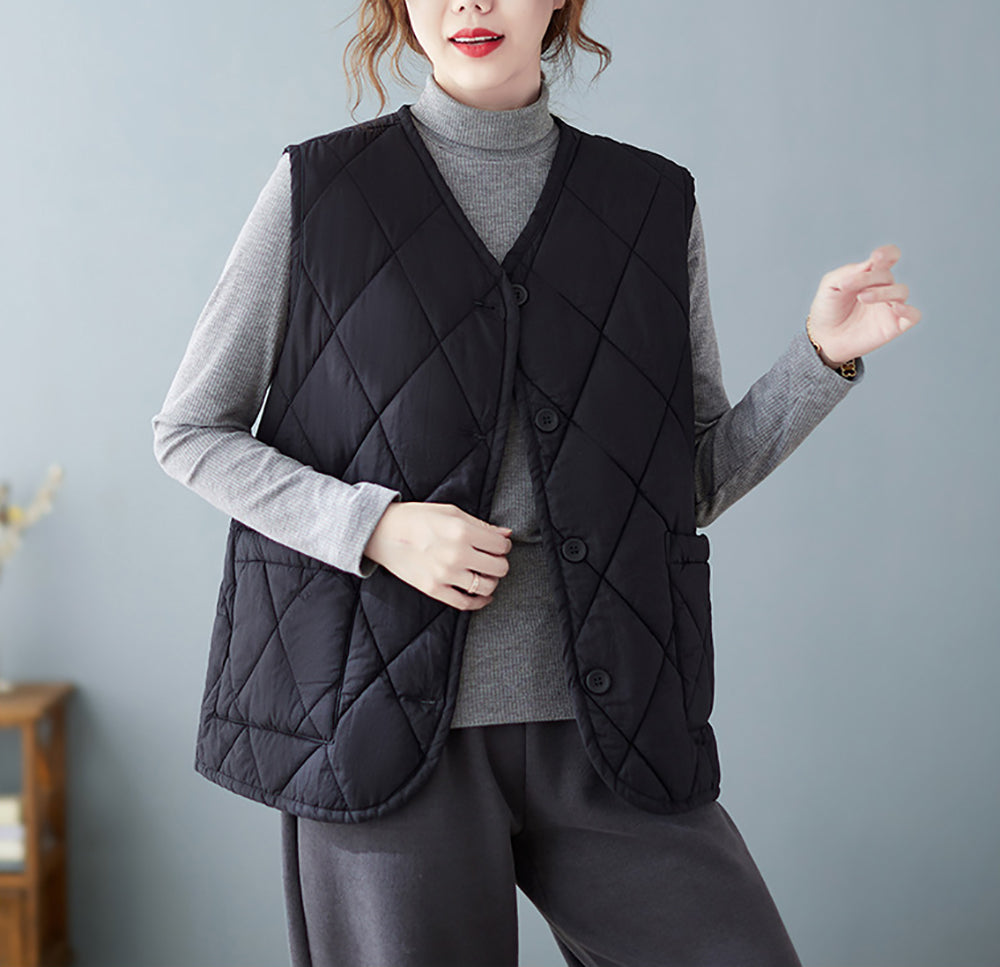 Geometric Padded Jacket