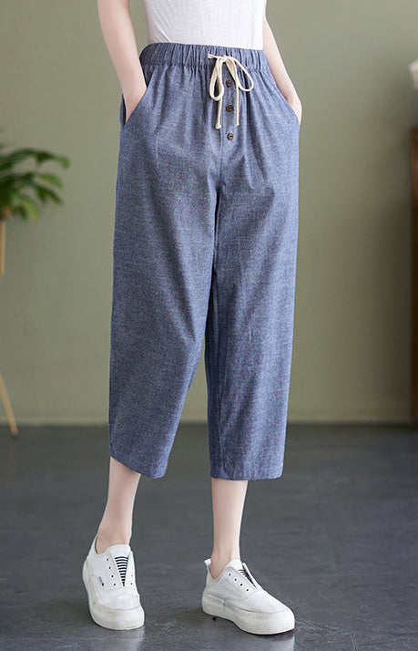 Women Relaxed Fit High-Rise Easy Wash Trousers
