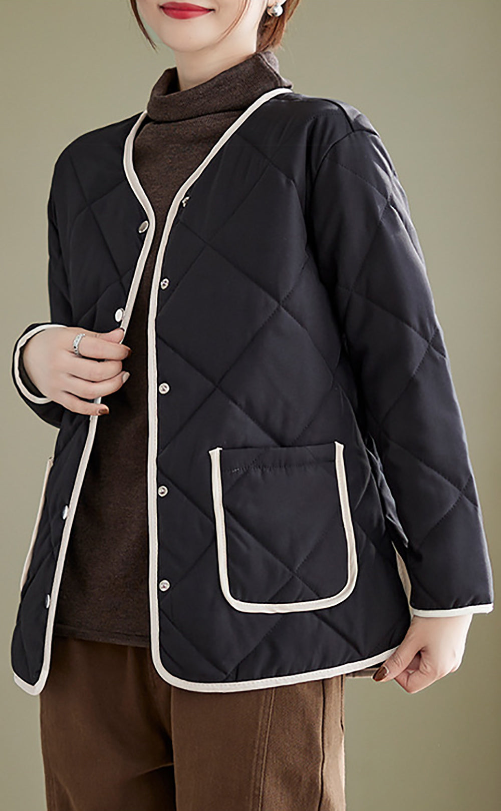 Women Regular Fit Single-Breasted Wrap Coats