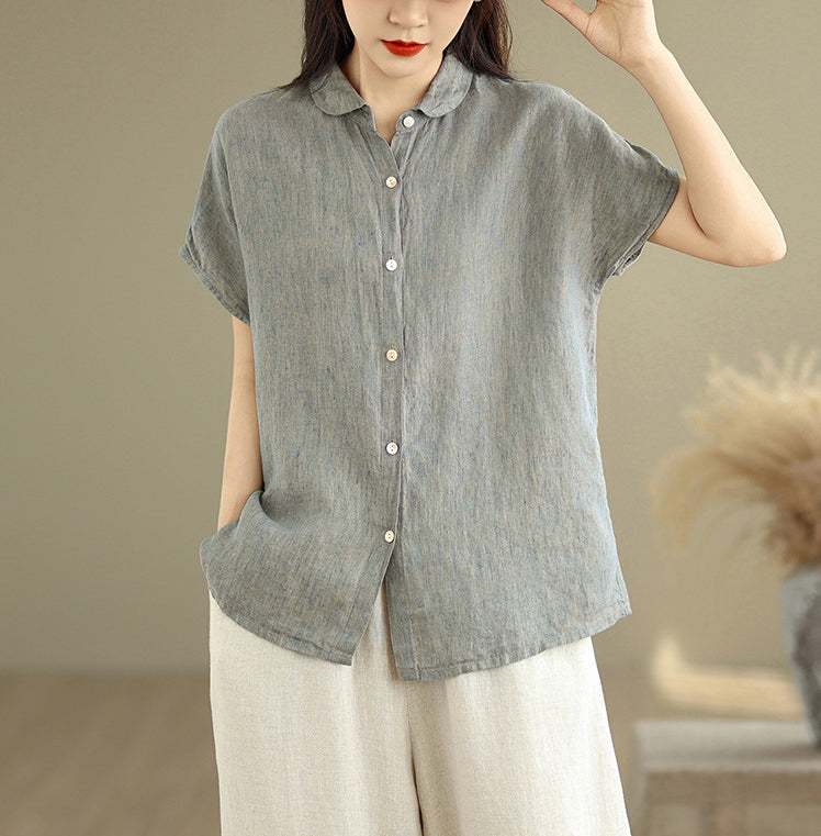Stylecast X Revolte Women Relaxed Fit Solid Spread Collar Casual Shirt