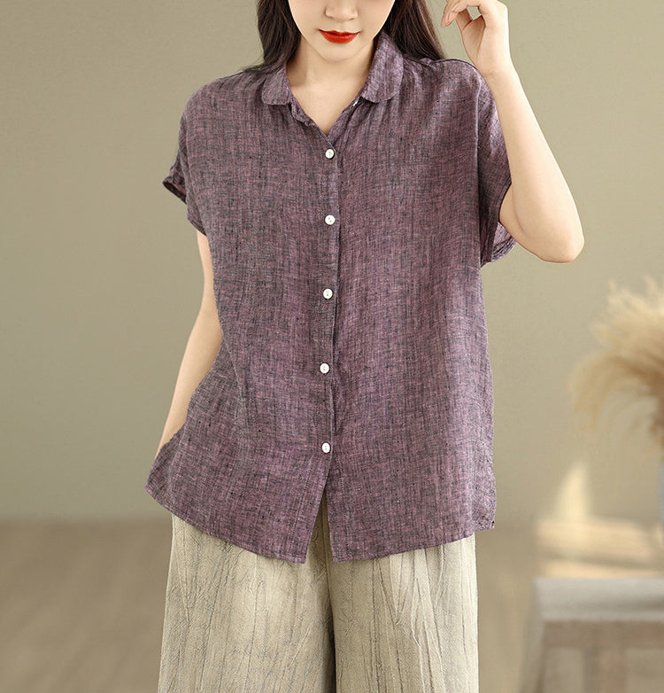 Stylecast X Revolte Women Relaxed Fit Solid Spread Collar Casual Shirt
