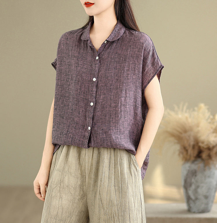 Stylecast X Revolte Women Relaxed Fit Solid Spread Collar Casual Shirt