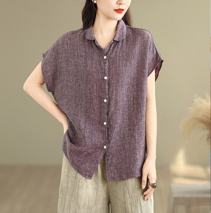 Stylecast X Revolte Women Relaxed Fit Solid Spread Collar Casual Shirt