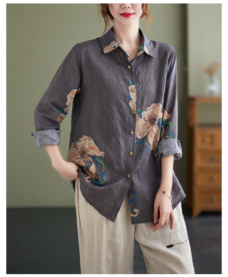 Women Opaque Striped Casual Shirt