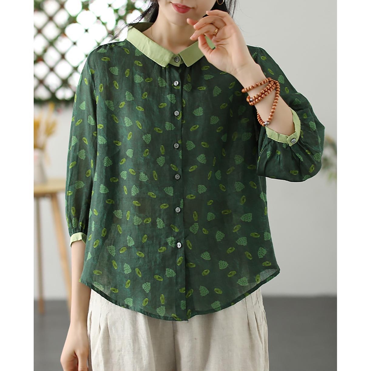Women Relaxed Fit Abstract Printed Casual Shirt
