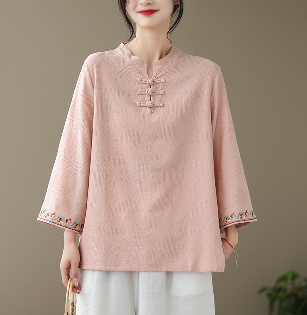 Women Round Neck Cotton Regular Top