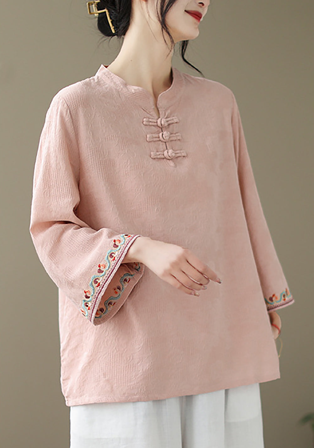 Women Round Neck Cotton Regular Top