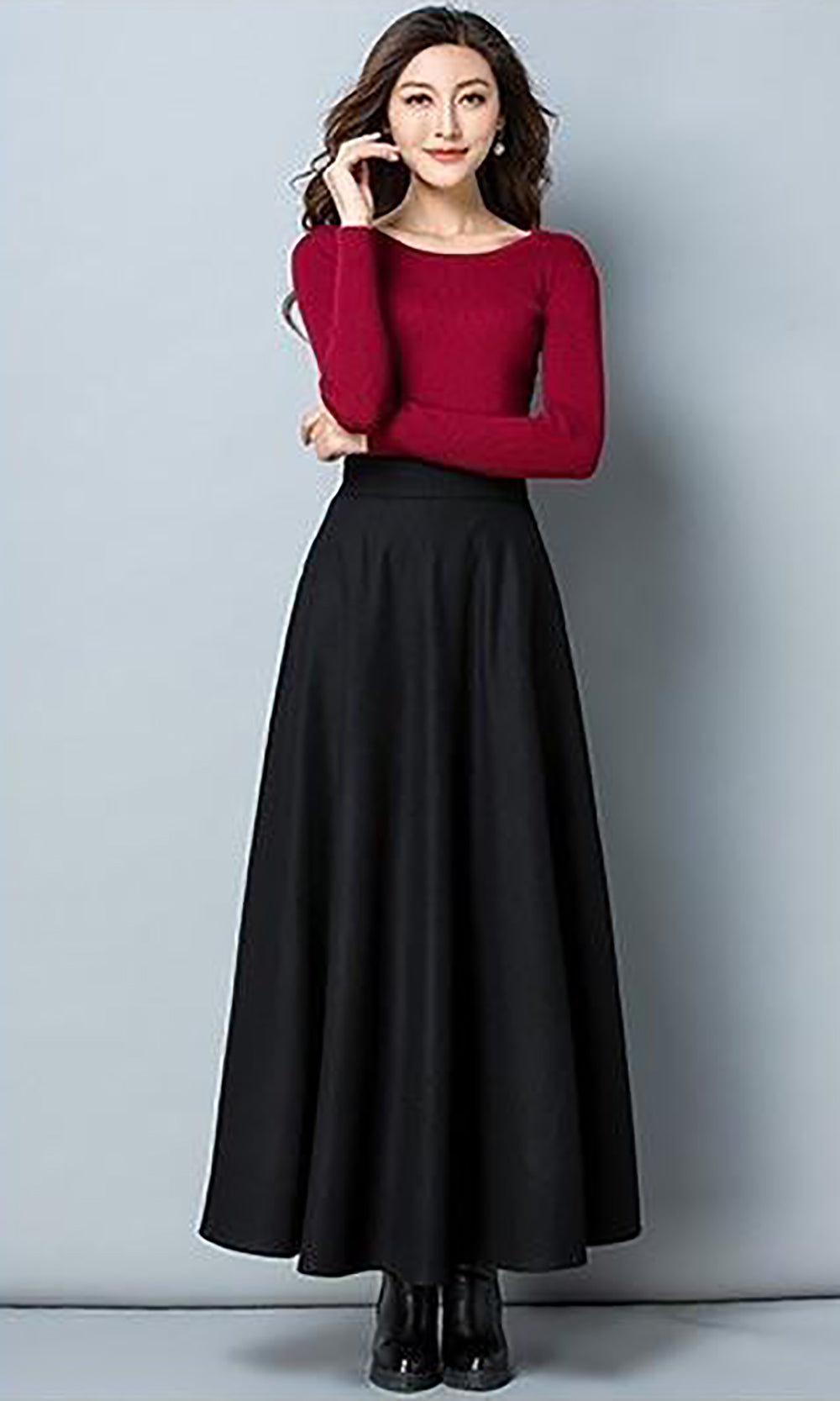 Black Maxi Skirt