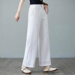 Women Loose Fit Easy Wash Trousers