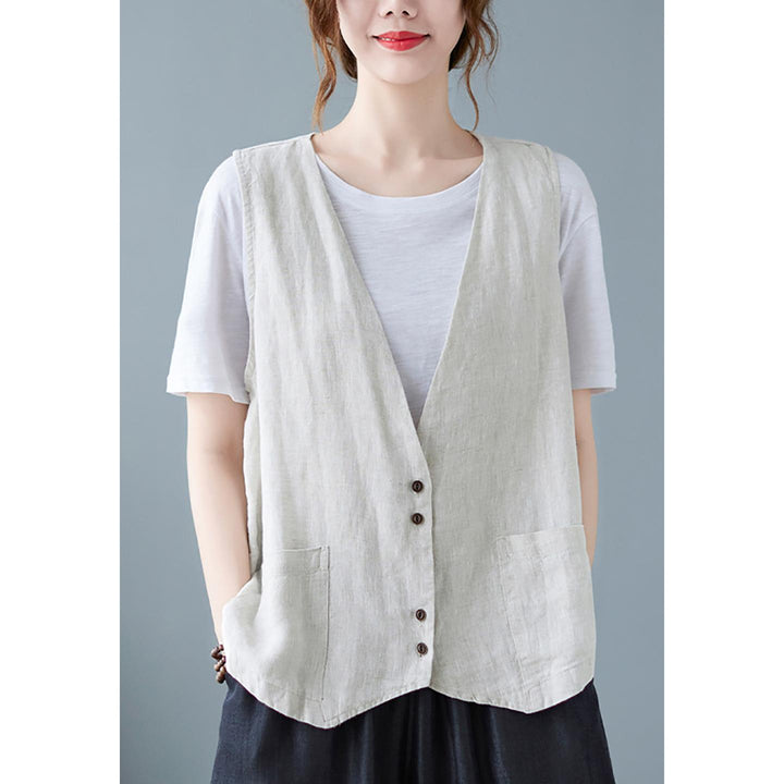 Women Linen Tailored Jacket