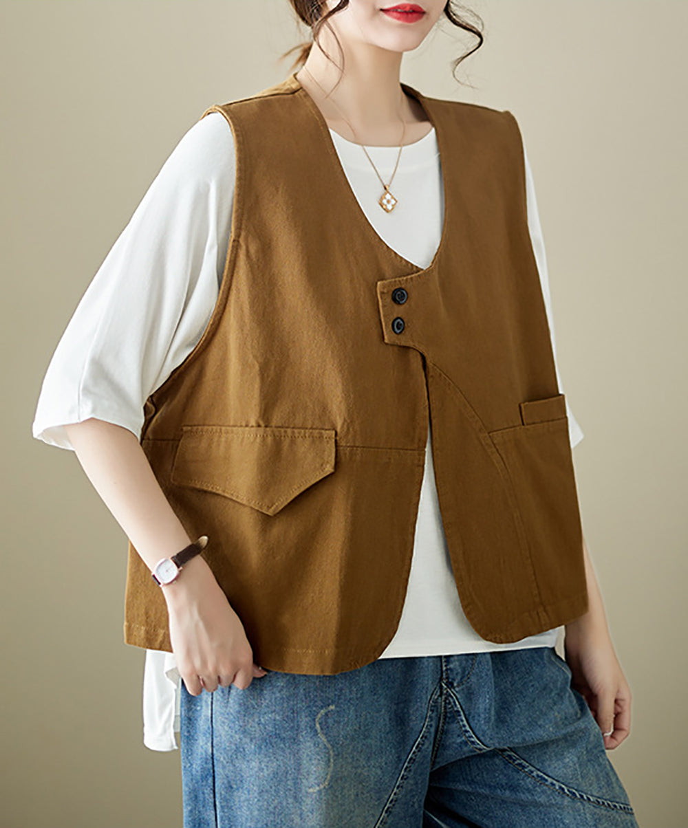Women Outdoor Oversized Pockets Tailored Jacket