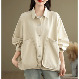 Women Cotton Shirt Style Top