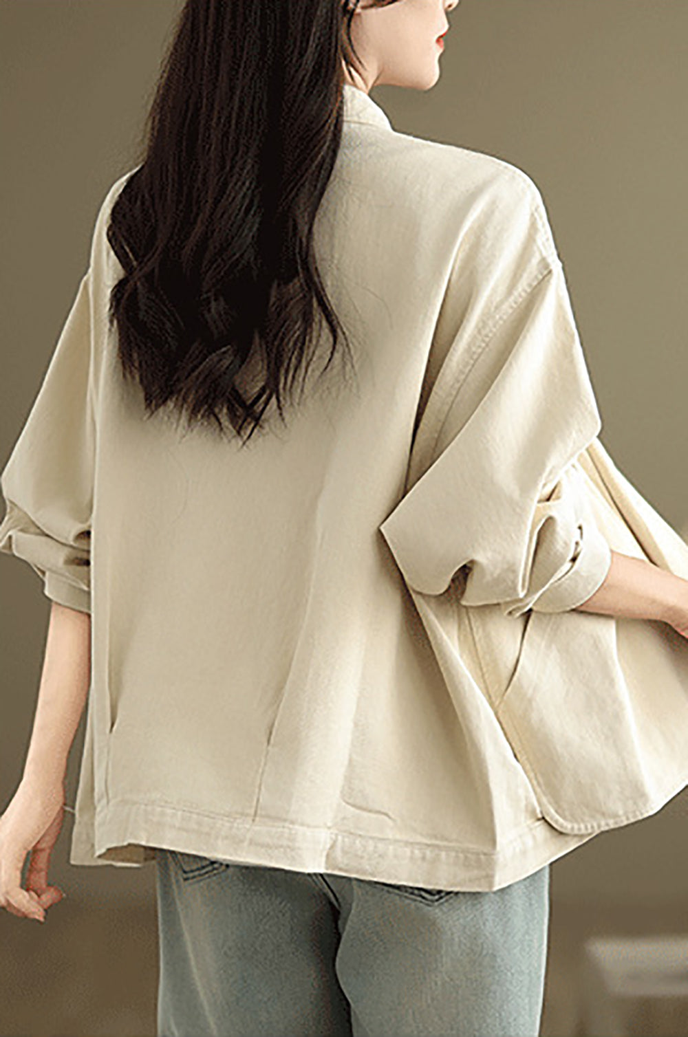 Women Cotton Shirt Style Top